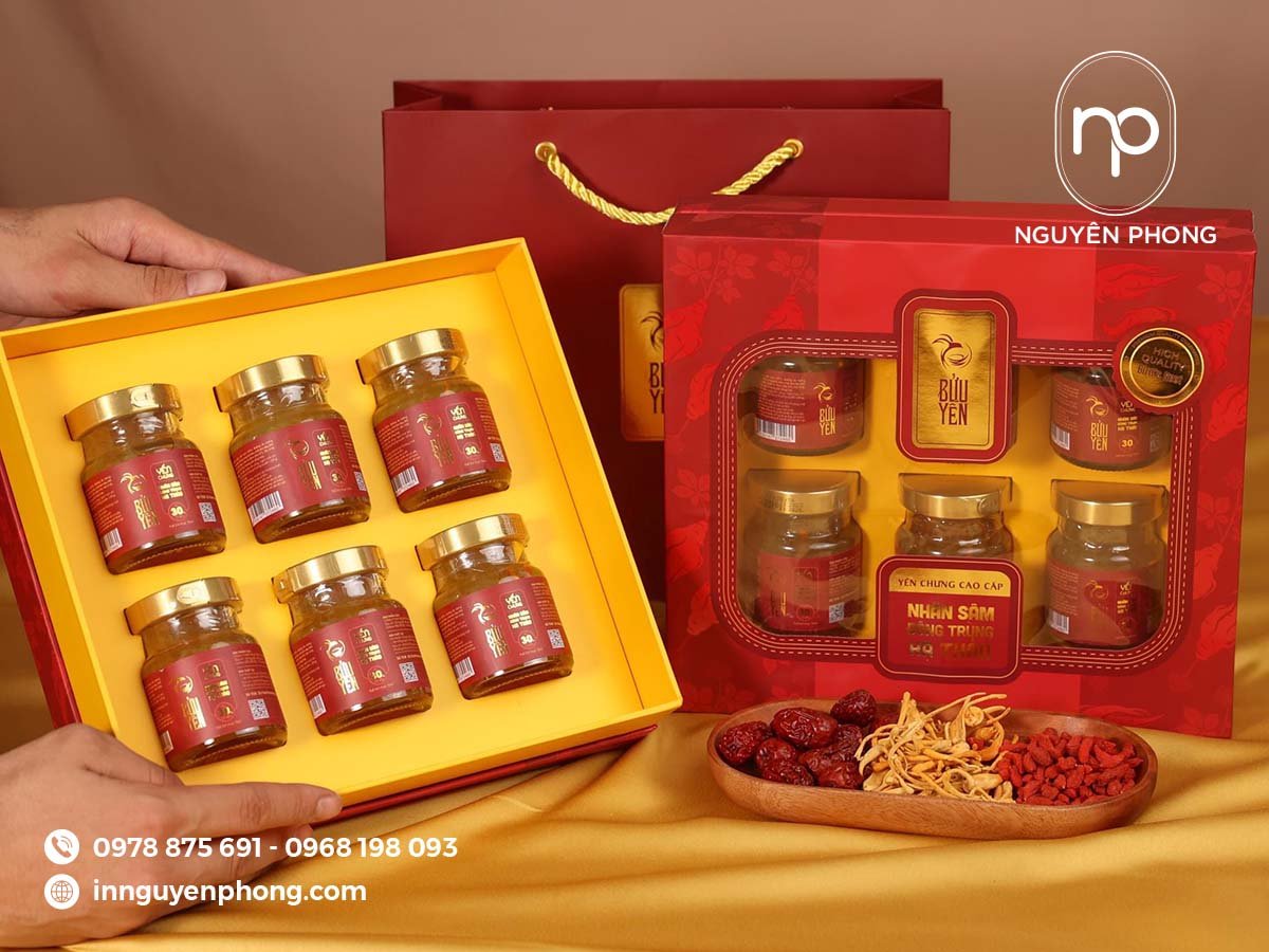 Mẫu hộp đựng yến sào cao cấp 